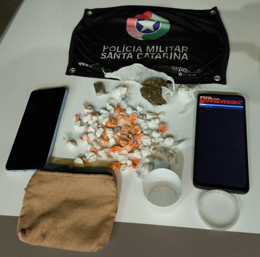 Apreensão de drogas e prisões, em Fraiburgo
