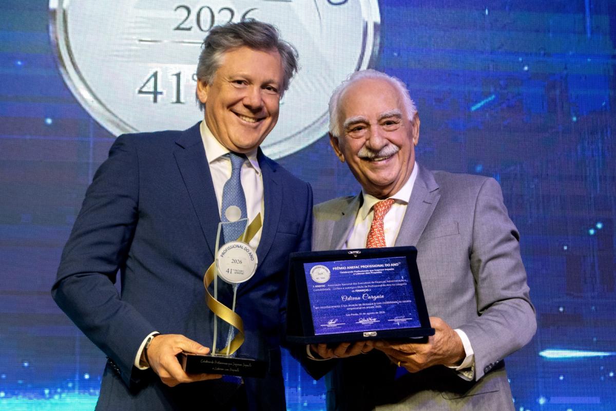 CEO da Irani, Odivan Cargnin, é o Profissional do Ano em Finanças pela Anefac