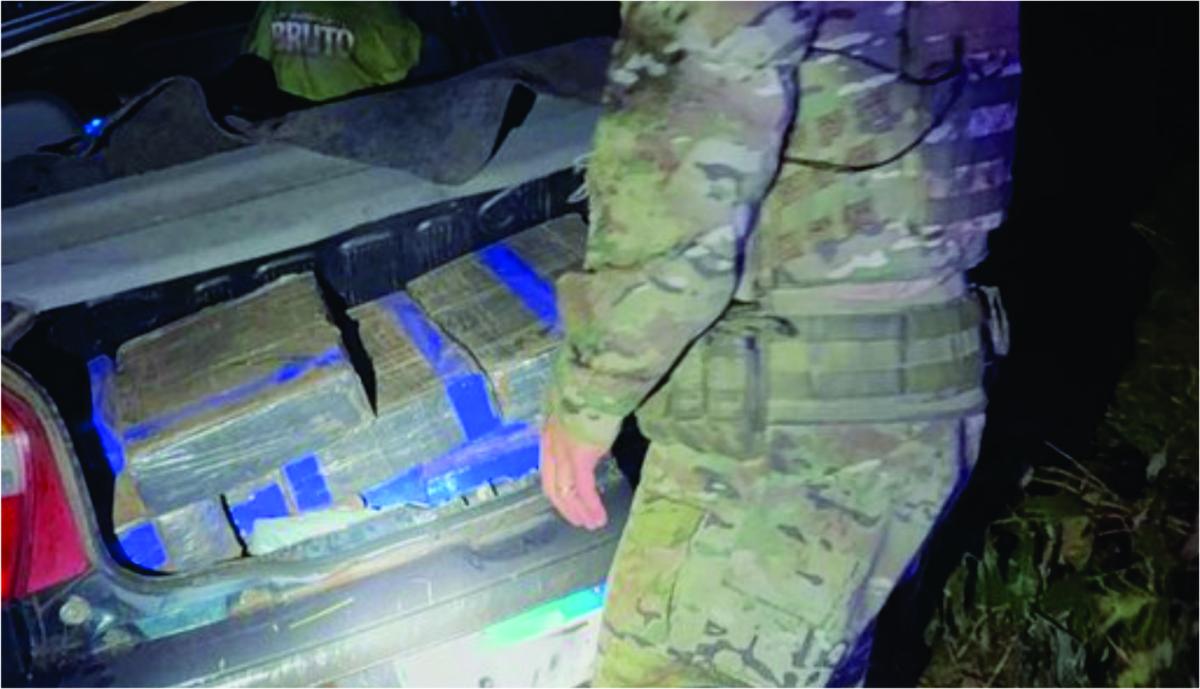 PRF apreende 201 quilos de maconha, em Ipuaçú e 84,5 em Joaçaba