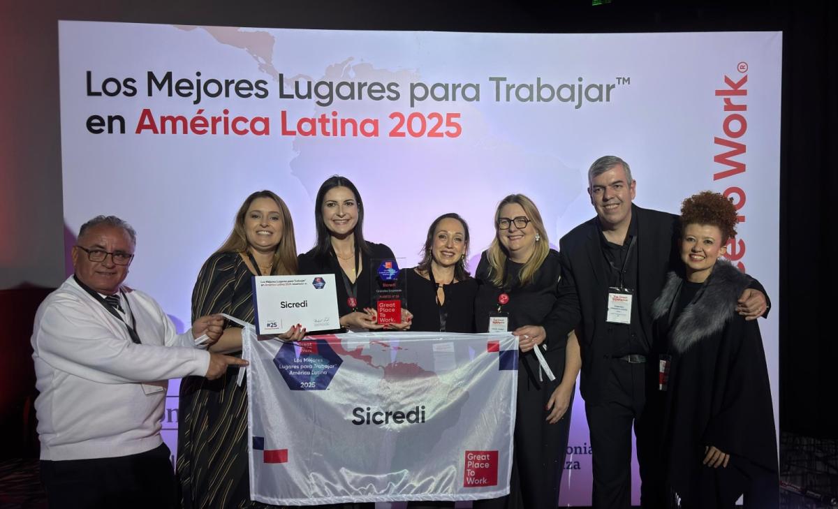 Sicredi está entre as 25 melhores empresas para trabalhar na América Latina