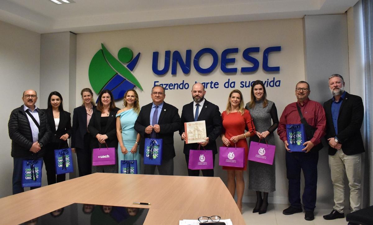 Unoesc e Universidad Autónoma de Chihuahua firmam convênio de dupla titulação em Odontologia