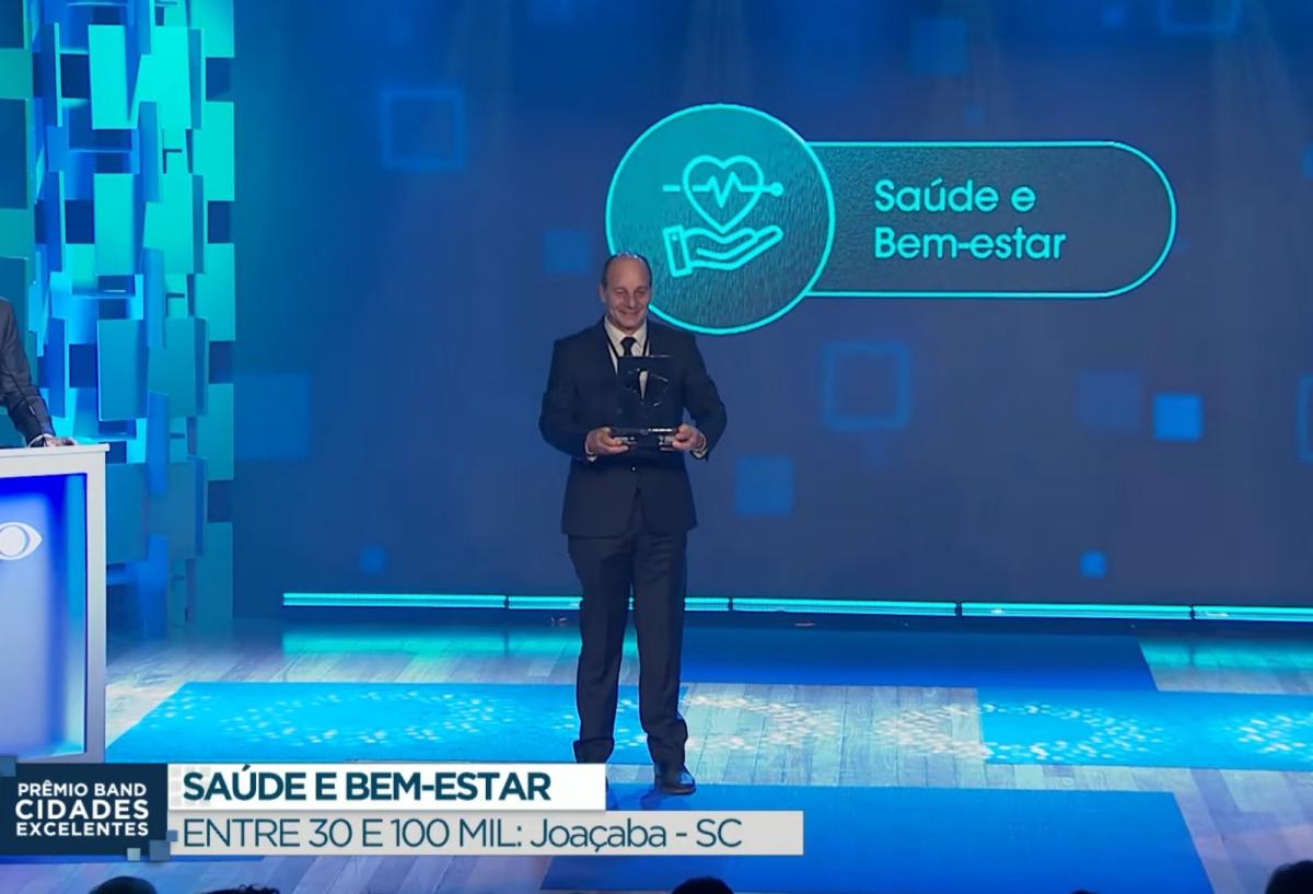 Joaçaba é destaque em saúde e bem-estar no Prêmio Band Cidades Excelentes 2025