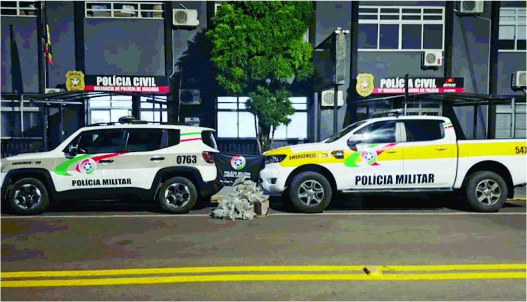 Quase 20 quilos de skunk são apreendidos em Joaçaba