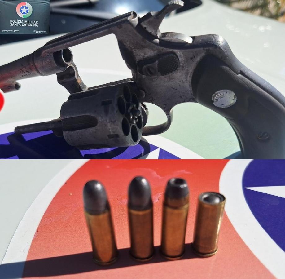 Homem é preso por porte ilegal e disparo de arma de fogo em Campos Novos