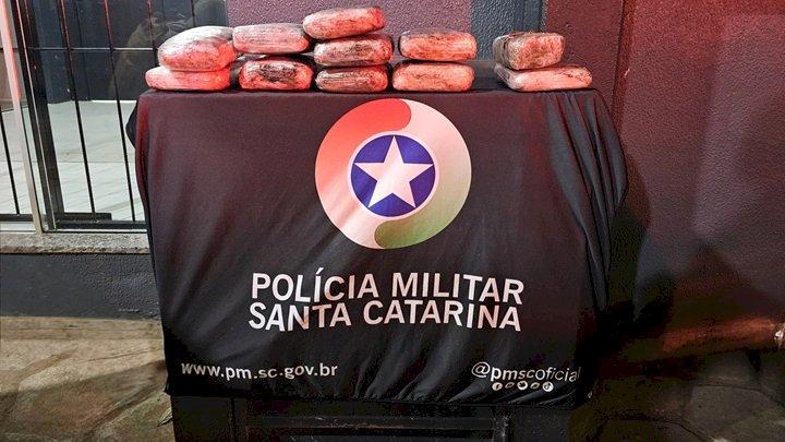 Homem é preso transportando 6 kg de maconha em São Lourenço do Oeste