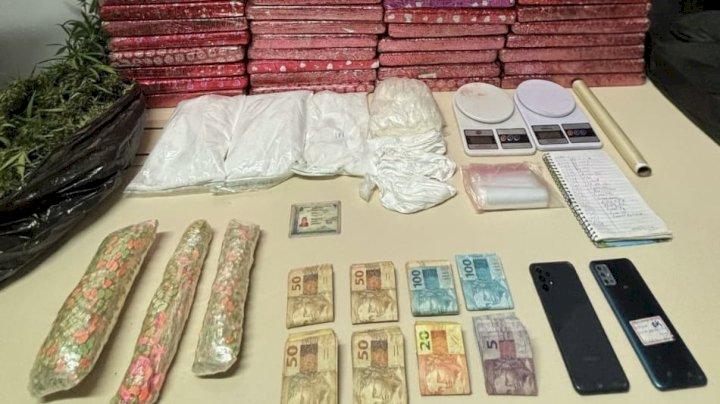 Laboratório de drogas é desativado pela PM com apreensão de maconha e ecstasy
