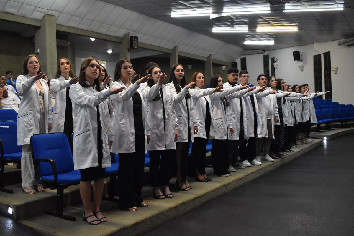 Nutrição da Unoesc Joaçaba realiza a primeira Cerimônia do Jaleco