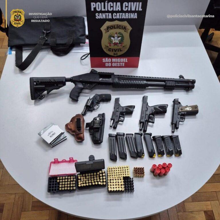 Em 2025, operação “Protetor” resulta em prejuízo milionário para o crime organizado na região oeste de SC