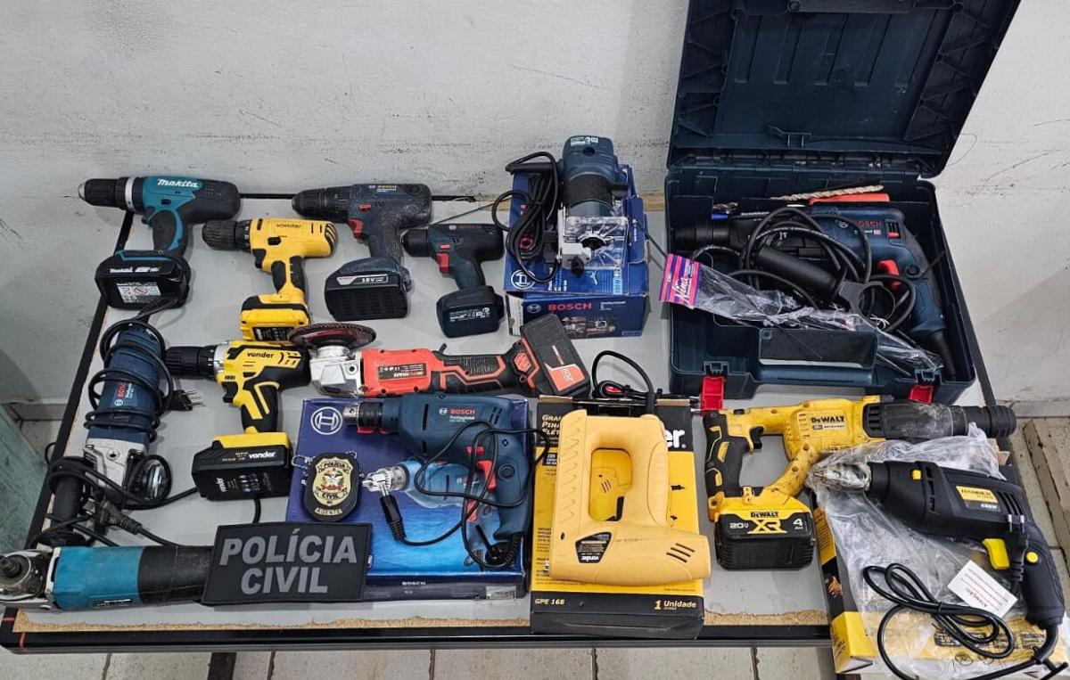 Polícia Civil deflagra operação “Lobo de Bronze”, e prende 6 integrantes de furtos de comércio