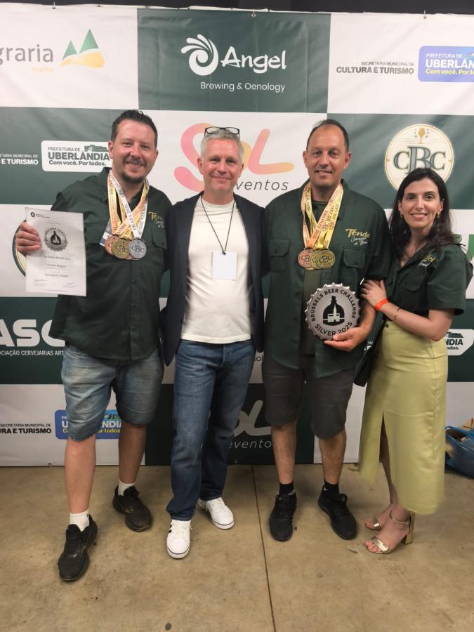 Cervejaria Tendel de Joaçaba conquista medalha na Bélgica