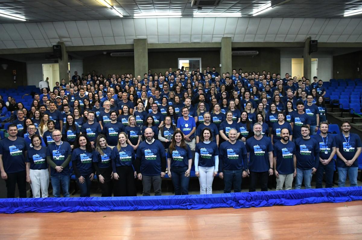 Unoesc homenageia colaboradores pelo tempo de serviço prestado
