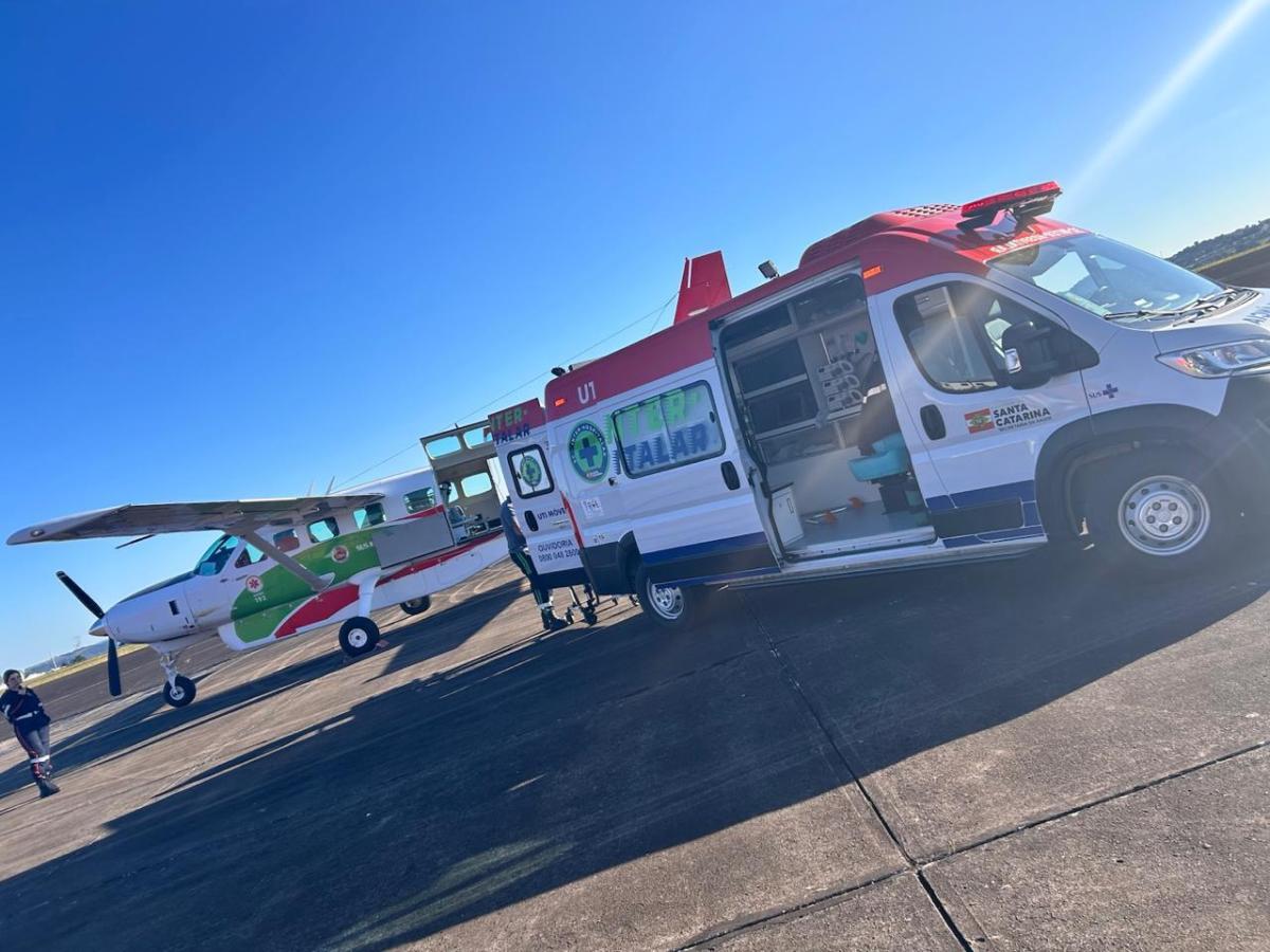 Serviço Aeromédico de Joaçaba é um salvamento de vidas diz Diego Bairros