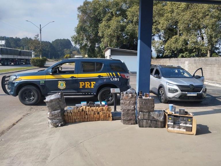 Casal é detido com mais de 230 quilos de maconha e anabolizantes