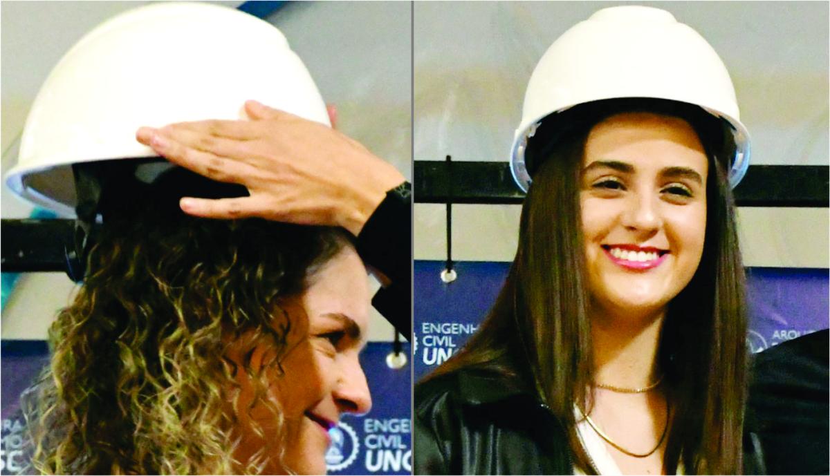 A Cerimônia do Rito Acadêmico do Capacete da Unoesc Joaçaba