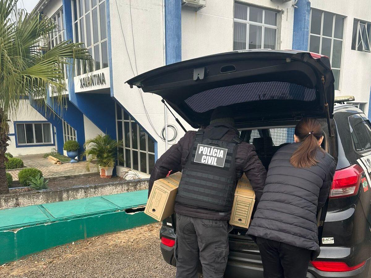 Fraudes em licitações é alvo em 4 municípios no Oeste-SC
