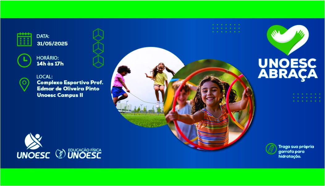 Unoesc Abraça será realizado neste sábado em Joaçaba