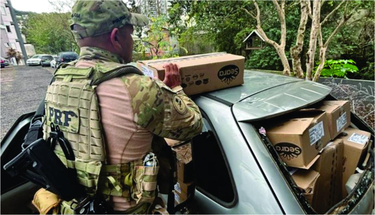 PRF recupera parte de carga de carne roubada após perseguição no Meio-Oeste