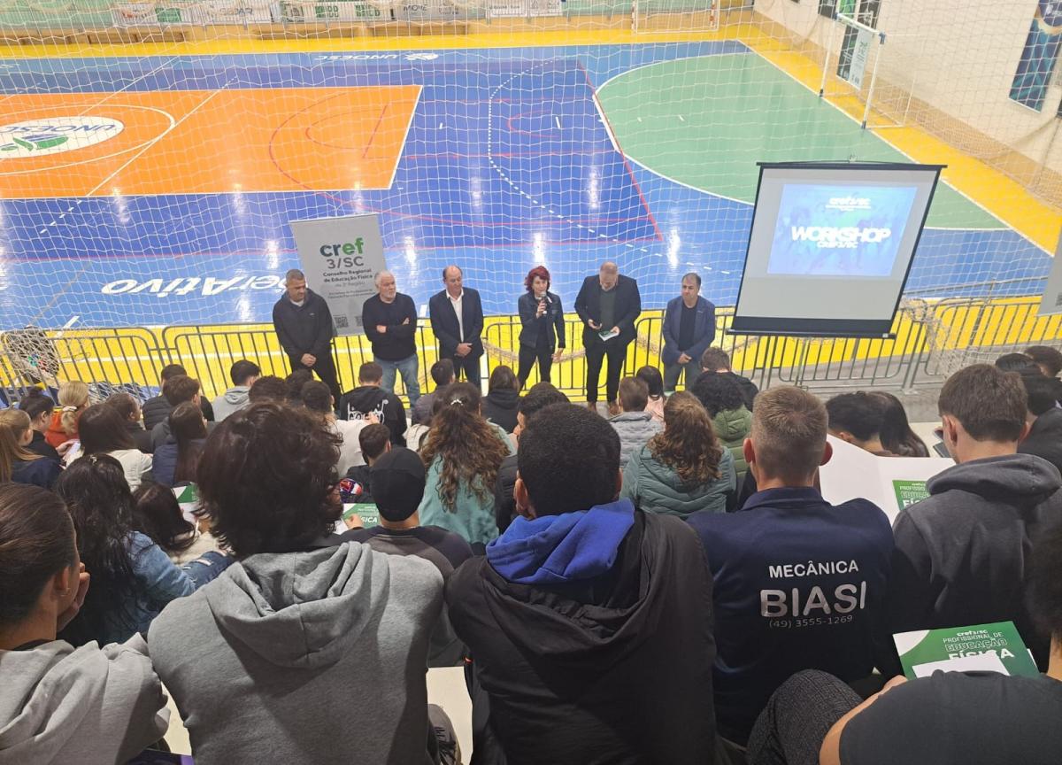 CREF de Santa Catarina promove workshop na Unoesc Joaçaba