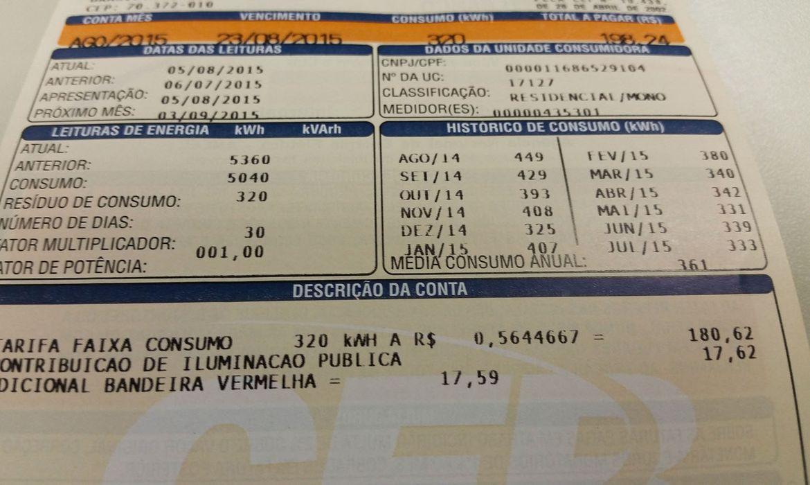 Consumidor pagará menos na conta de luz em janeiro