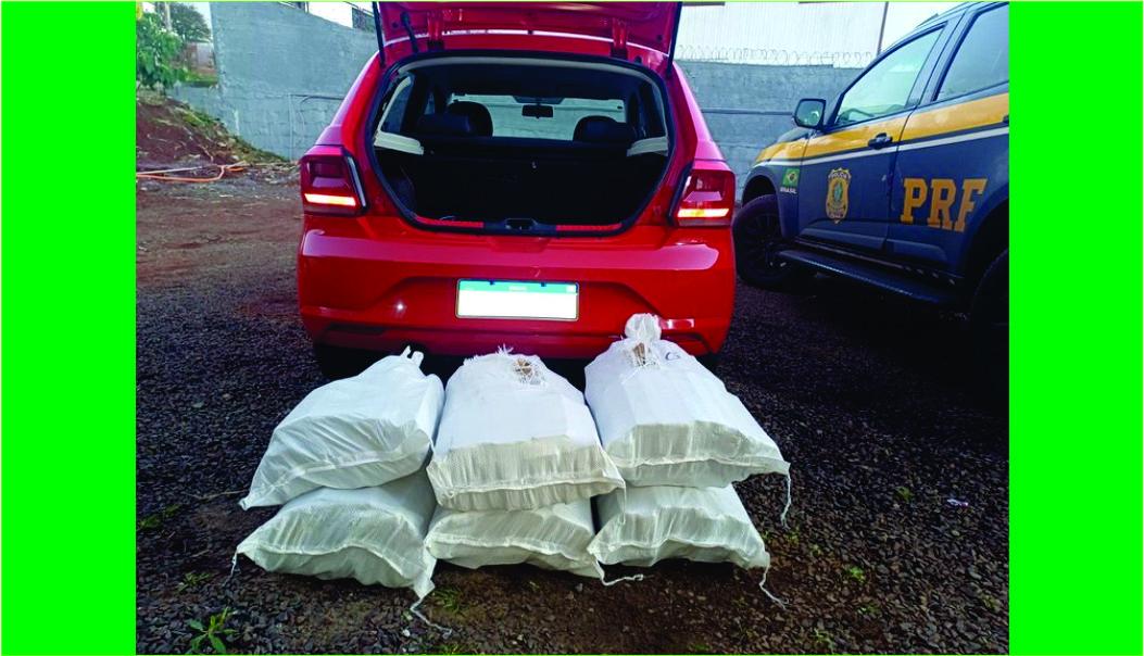 Casal é preso com 119 quilos de maconha em Nova Itaberaba
