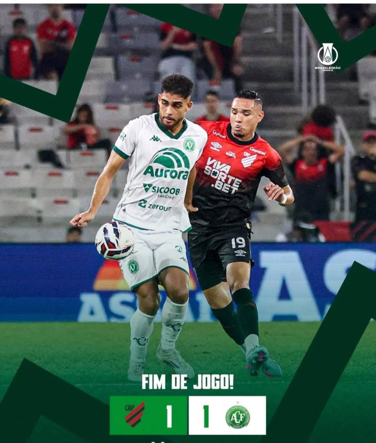 Chape começa a engrenar: Athletico 1 x 1 Chapecoense.