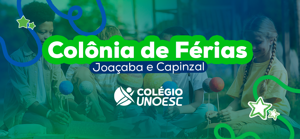 Colônia de Férias nas unidades do Colégio SuperAtivo de Joaçaba e Capinzal