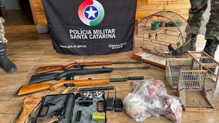 PM Ambiental “caça” três pontos pela prática ilegal de caça de animais silvestres