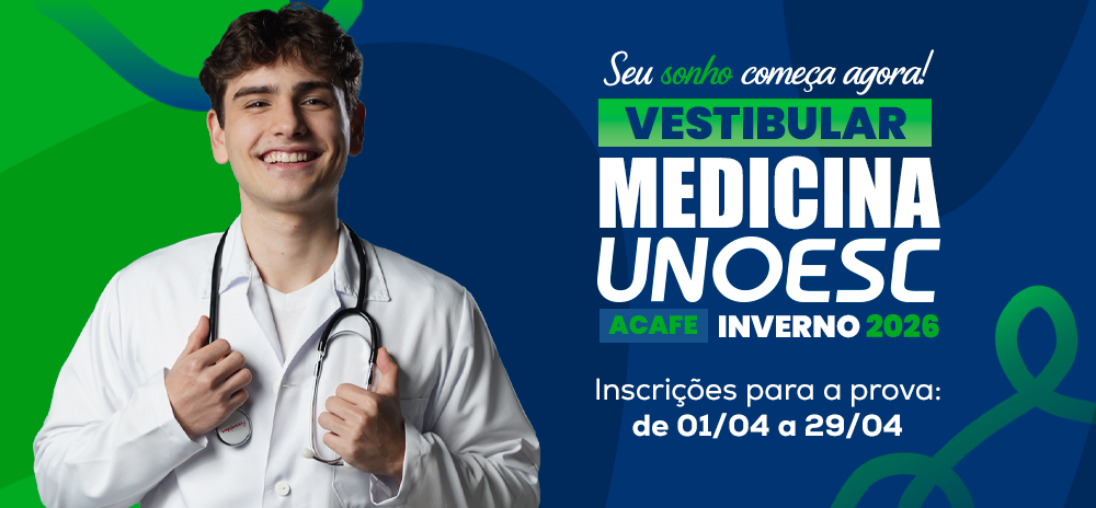 Estão abertas as inscrições para o Vestibular de Medicina da Acafe