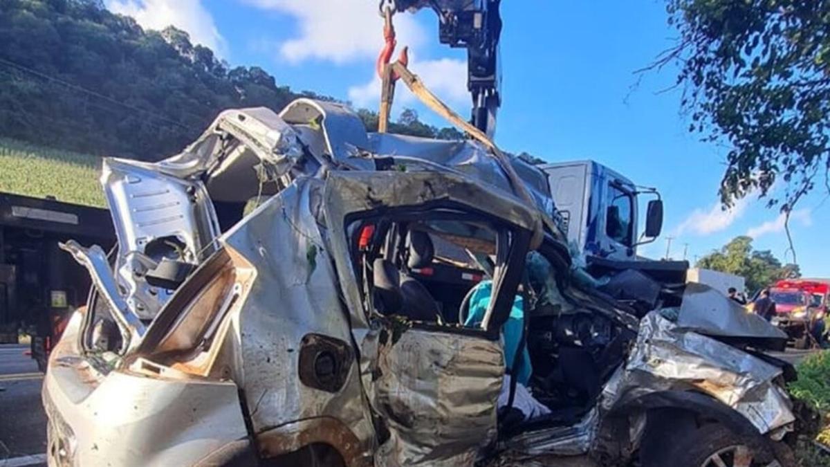 Casal de Concórdia morre em grave acidente no Paraná