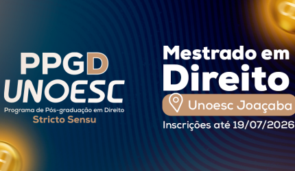 Unoesc abre inscrições para Mestrado em Direito