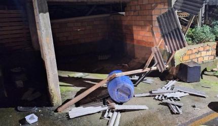 PM atende ocorrência de ameaça e dano em Herval d’Oeste