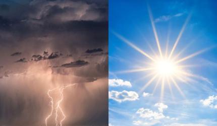 Aumento das temperaturas e frente fria definem o tempo da semana