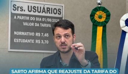 Reajuste do transporte coletivo retoma debate na Câmara de Vereadores