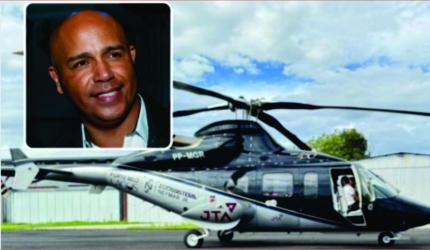 Bombeiros buscam informações de helicóptero que transportava o cantor Rick em SC
