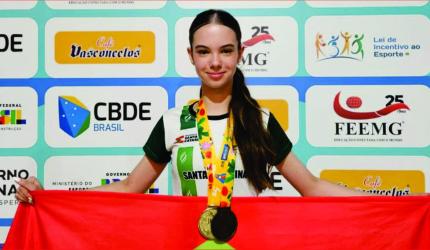 Estudante do Colégio Unoesc Joaçaba conquista duas medalhas nos JEBs 2025