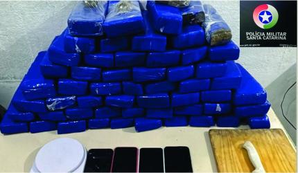 Apreensão de 35 kg de maconha em Itapema