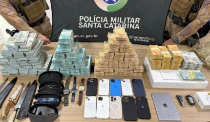Polícia Militar cumpre mandado de prisão e apreende mais de R$ 5 milhões