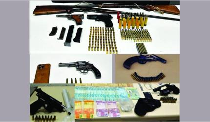 Giro Policial: 8 armas de fogo + ocorrências em Caxambu, Porto União, Chapecó, Joinville, Forquilhinha, Capinzal e Joaçaba
