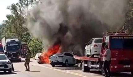Morte em grave acidente que interditou BR-470 em SC, hoje + Balanços