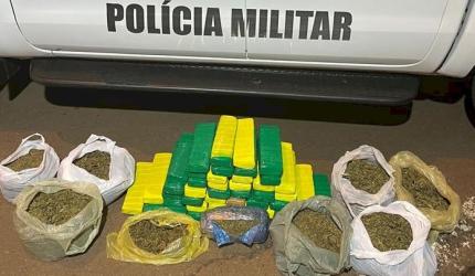 Adolescente é apreendida com 42 kg de maconha na SC-155