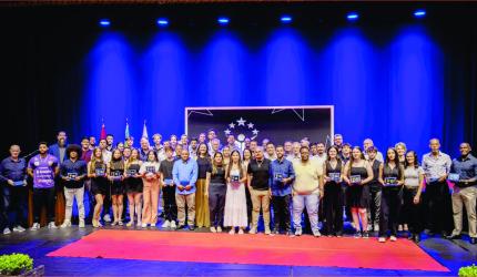 Homenagem a 40 pessoas no Prêmio Mérito Esportivo 2025