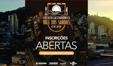 Inscrições abertas para o Circuito Gastronômico Vale dos Sabores 2026 em Joaçaba