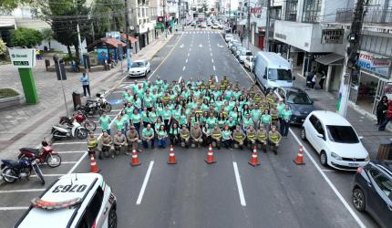 Joaçaba celebra Semana do Trânsito com Campanha Foca no Trânsito