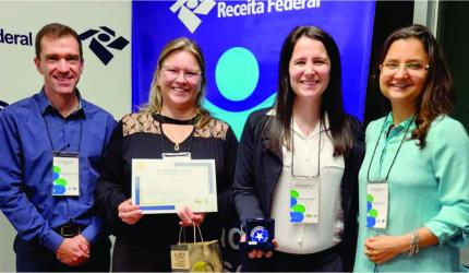 NAF Unoesc recebe Certificado Ouro em evento da Receita Federal