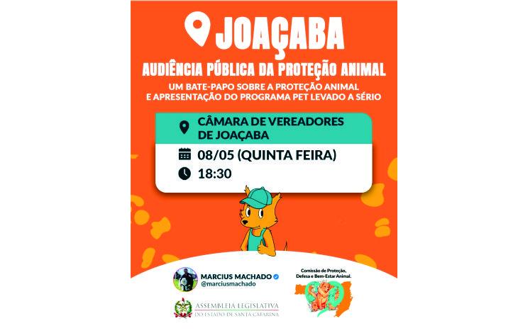Joaçaba receberá audiência de Proteção Animal promovida pela Alesc