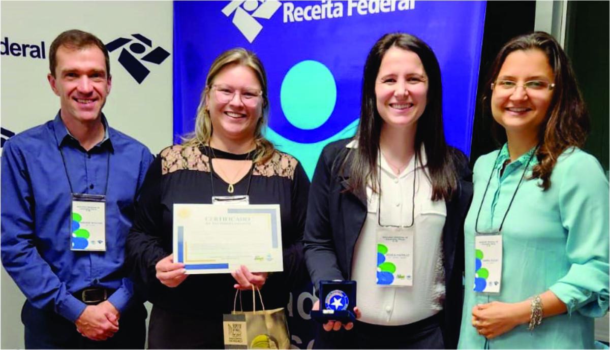 NAF Unoesc recebe Certificado Ouro em evento da Receita Federal